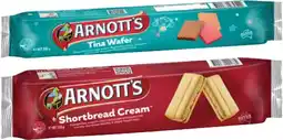 Coles Arnott's Shortbread Cream or Tina Wafer Biscuits 200g-250g offer