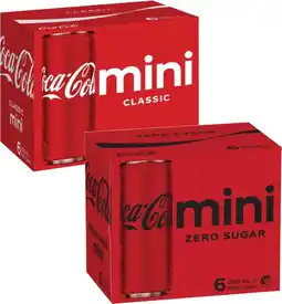 Coles Coca Cola, Fanta or Sprite Soft Drink 6x250mL offer