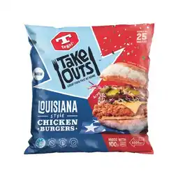 Woolworths Tegel Take Outs Louisiana Style Chicken Burgers 600g offer