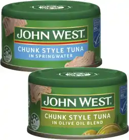 Coles John West Tuna 95g offer