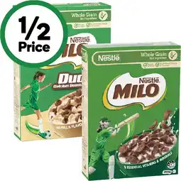 Woolworths Nestle Milo Cereal 330-350g or Nestle Milo Duo 340g offer