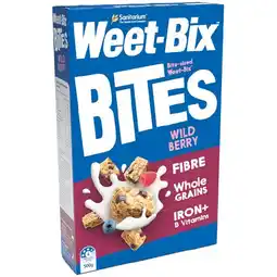 Woolworths Sanitarium Weet-Bix Bites 500-510g offer