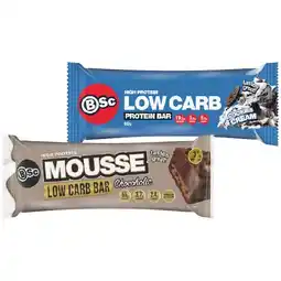 Woolworths BSc High Protein Low Carb or Mousse Bars 55-60g‡ offer