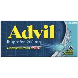 Woolworths Advil Ibuprofen Mini Liquid Capsules 200mg Pk 20 offer