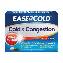 Woolworths Ease A Cold Day & Night Capsules Pk 30 offer