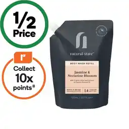Woolworths Natural State Body Wash Refill 700ml offer