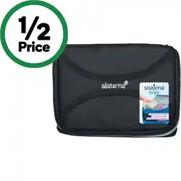 Woolworths Sistema Maxi Fold Insulated Lunch Bag To Go – Assorted offer
