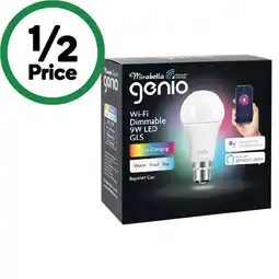 Woolworths Mirabella Genio GLS 9W Dimmable Edison Screw or Bayonet Cap Pk 1 offer