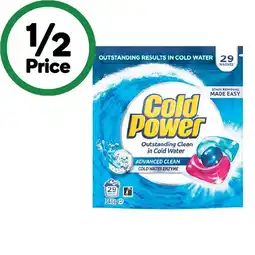 Woolworths Cold Power Laundry Capsules Pk 29 offer