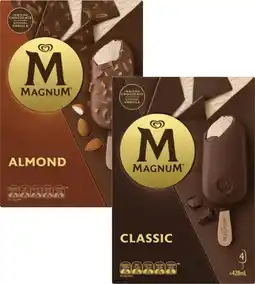 Coles Streets Magnum Sticks 4 Pack-6 Pack 360mL-428mL offer