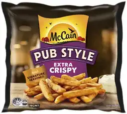 Coles McCain Pub Style Fries 750g offer