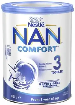 Coles Nestlé NAN Comfort Stage 3 Milk Drink 800g offer