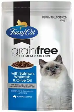 Coles Fussy Cat Grainfree Dry Cat Food 2.5kg offer