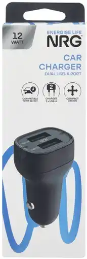 Coles NRG Dual USB A Car Charger 1 Each offer