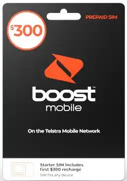 Coles Boost $300 SIM Pack offer