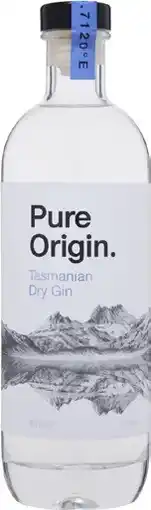 Coles Pure Origin Tasmanian Gin 700mL offer