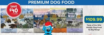 PetO Taste Of The Wild Holistic Dog Food 12.2kg Range offer