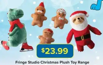 Fringe Studio Christmas Plush Toy Range