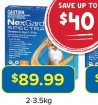Nexgard Spectra Flea 2-3.5kg