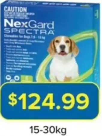 PetO NexGard Spectra 15-30kg offer