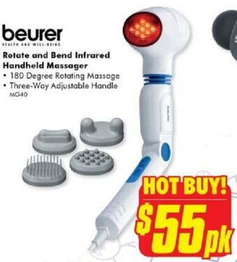 The Good Guys Rotate And Bend Infrared Handheld Massager offer