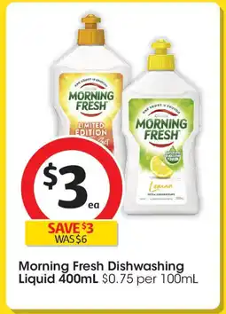 Coles Morning Fresh Dishwashing Liquid offer