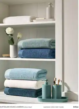 Myer Australian Cotton Bath Towels offer