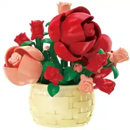 Toymate Flower Love Roses Basket Bouquet offer