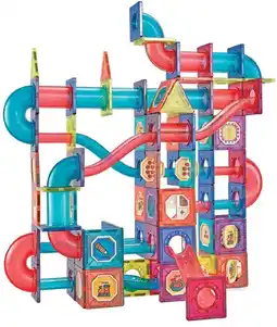 Toymate Wondermags Magnetic Tiles Marble Run (199pcs) offer