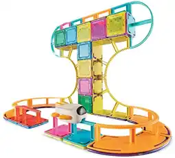 Toymate Wondermags Magnetic Tiles Sky Rail TIles (62pcs) offer