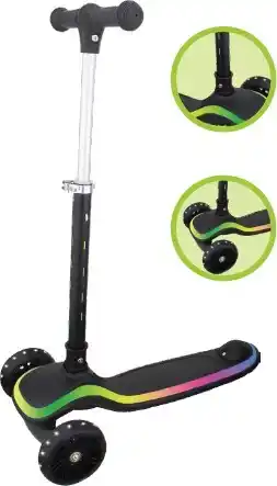 Toymate Swifte Deluxe Light Up Scooter Black offer
