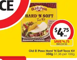 Coles Old El Paso Hard 'N Soft Taco Kit offer