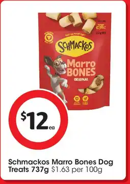 Coles Schmackos Marro Bones Dog Treats offer