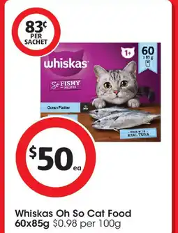 Coles Whiskas Oh So Cat Food offer