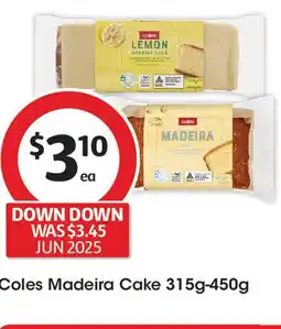Coles Coles Madeira Cake offer