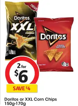 Coles Doritos or xxl corn chips offer