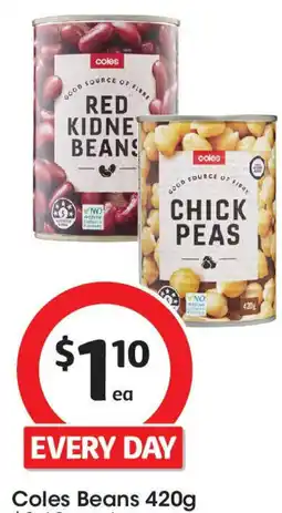 Coles Coles beans offer