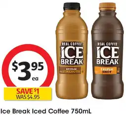 Coles Ice break iced coffee offer