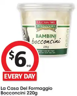 Coles La casa del formaggio bocconcini offer