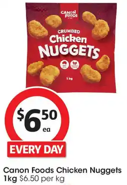 Coles Canon foods chicken nuggets offer