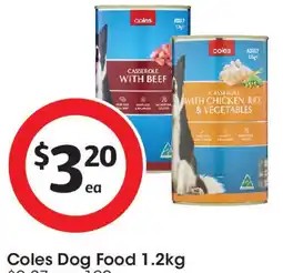 Coles Coles dog food offer