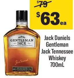 Coles Jack daniels gentleman jack tennessee whiskey offer