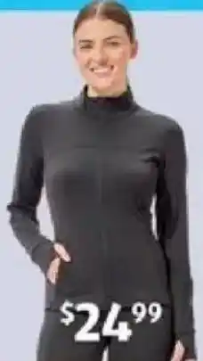 ALDI Women's fitness jacket offer