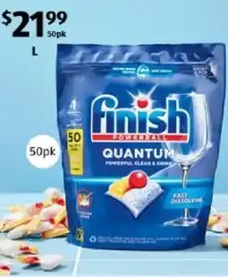 ALDI Finish quantum dishwashing tablets offer