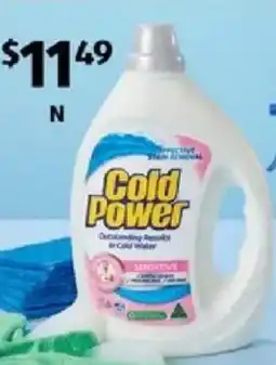 ALDI Cold power sensitive laundry liquid offer