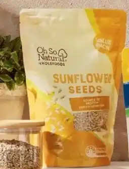 ALDI Oh So Natural Wholefoods Seeds offer