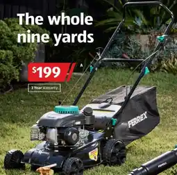 ALDI Petrol mower 141 cc offer