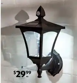 ALDI Solar post light or post/wall light offer