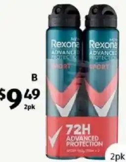 ALDI Rexona advanced protection offer
