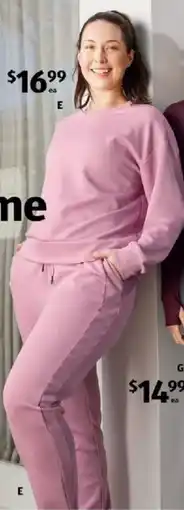 ALDI Women's sweat top or track pants offer